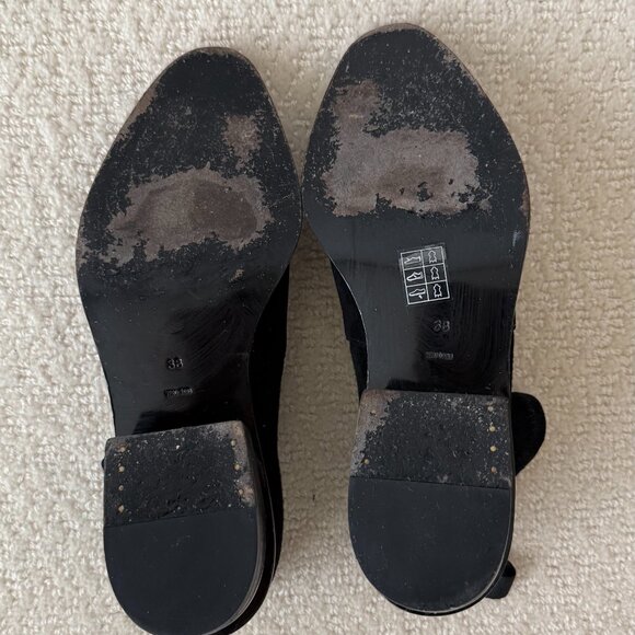 Alexander Wang _ Kori Suede _ Black Ankle Booties - Picture 3 of 15